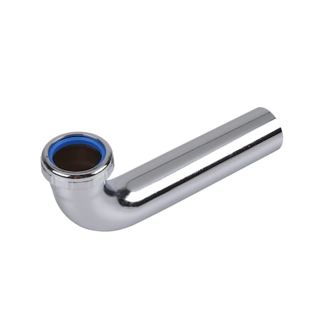 Ez-Fluid 1-1/2inx15in 17GA Brass SJ Waste Arm w/Brass Nut Chrome Plated EZSJWA15